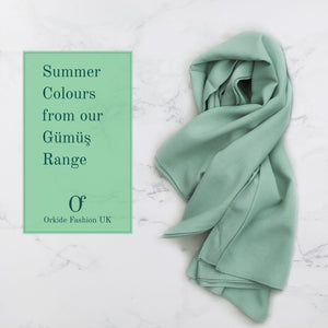 Summer Colours from our Gümüş Chiffon Hijab Range